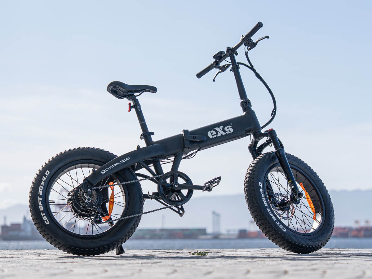 電動アシスト自転車 eXs Street マットブラックカラー